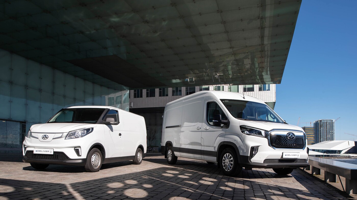 maxus edeliver 3 en maxus edeliver 9